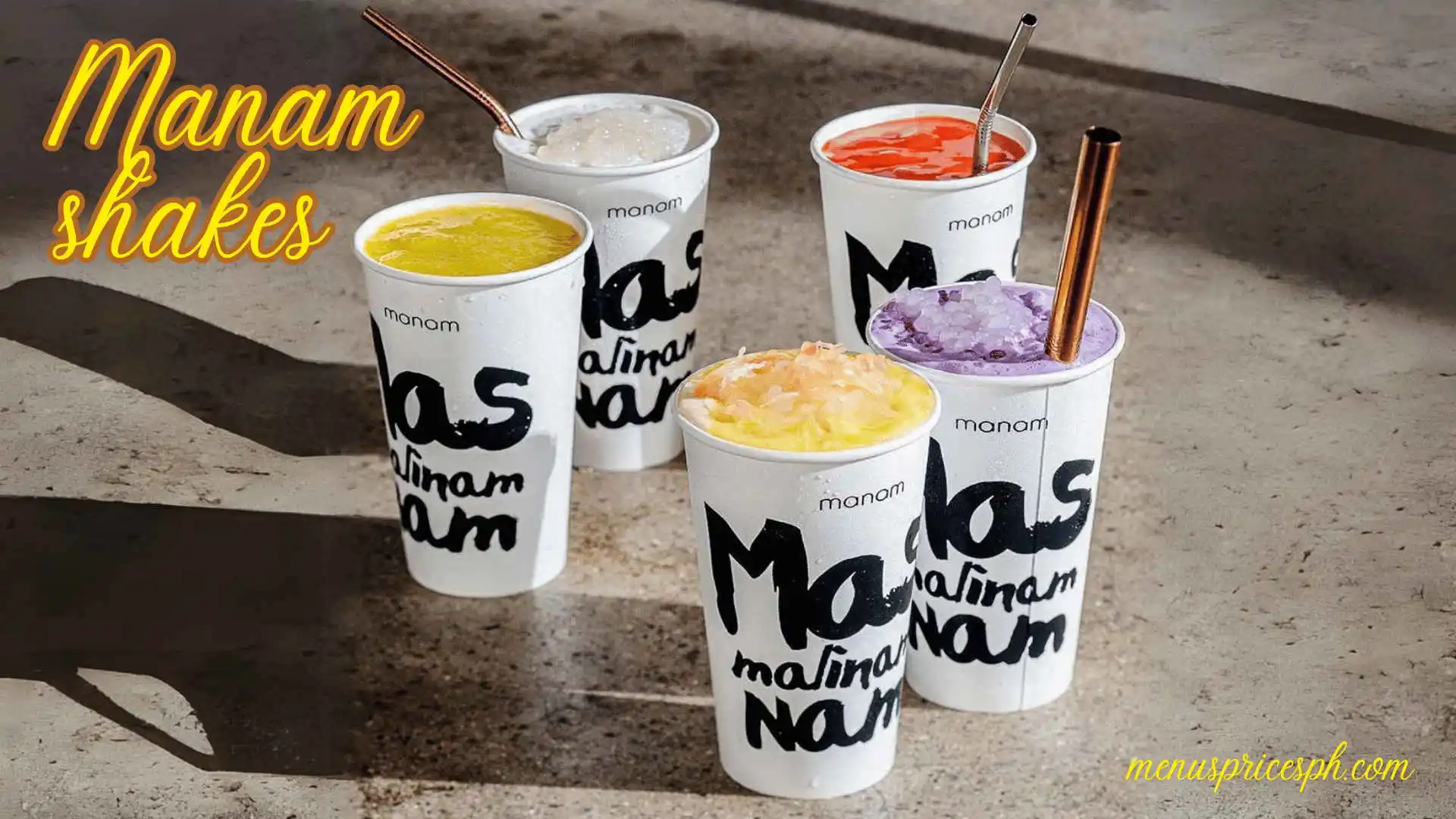 manam café menu