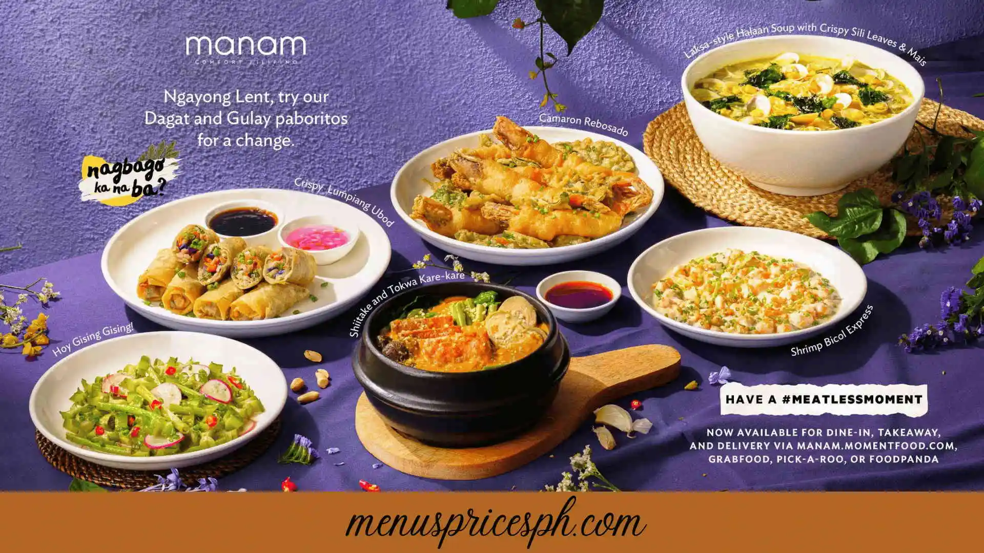Manam menu