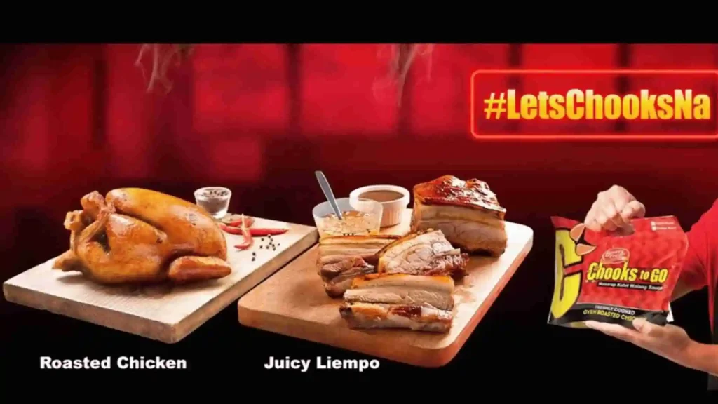 Chook to go Liempo menu