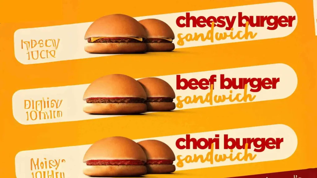 Angels burger menu pricelist