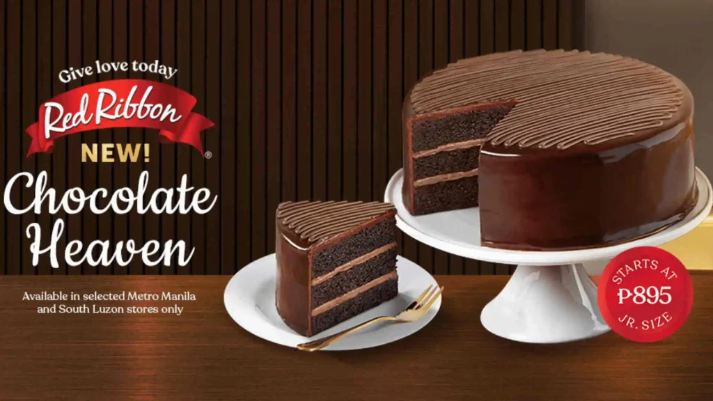 Red Ribbon cake price list 2024 with pictures