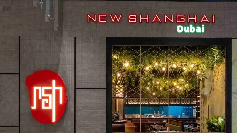Shanghai Dubai menu