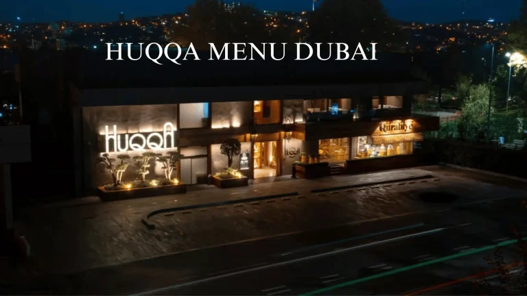 Huqqa dubai mall menu