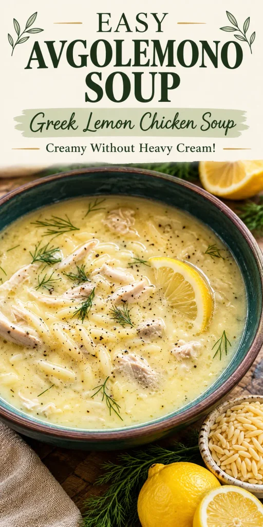 Greek Lemon Chicken Soup (Easy Creamy Avgolemono) 3 How to Make Greek Lemon Chicken Soup