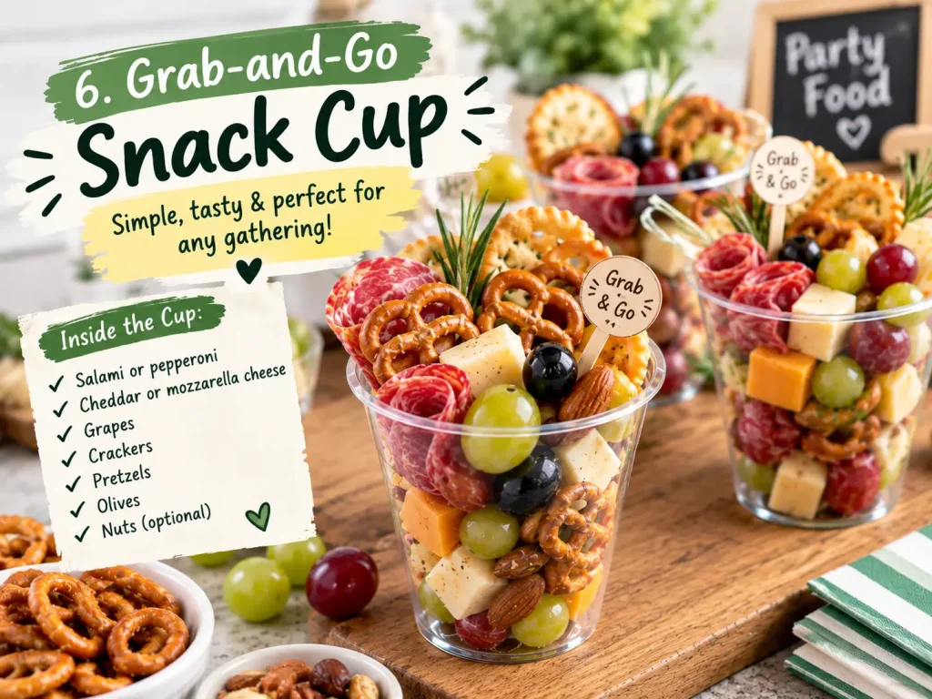 Individual Charcuterie Cups: 9 Easy Ideas for Parties 6 Grab-and-Go Snack Cup