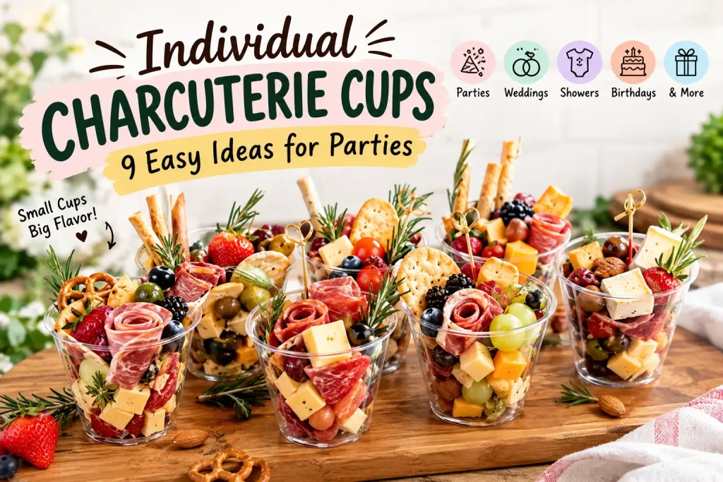 Individual Charcuterie Cups: 9 Easy Ideas for Parties 118 Individual Charcuterie Cups