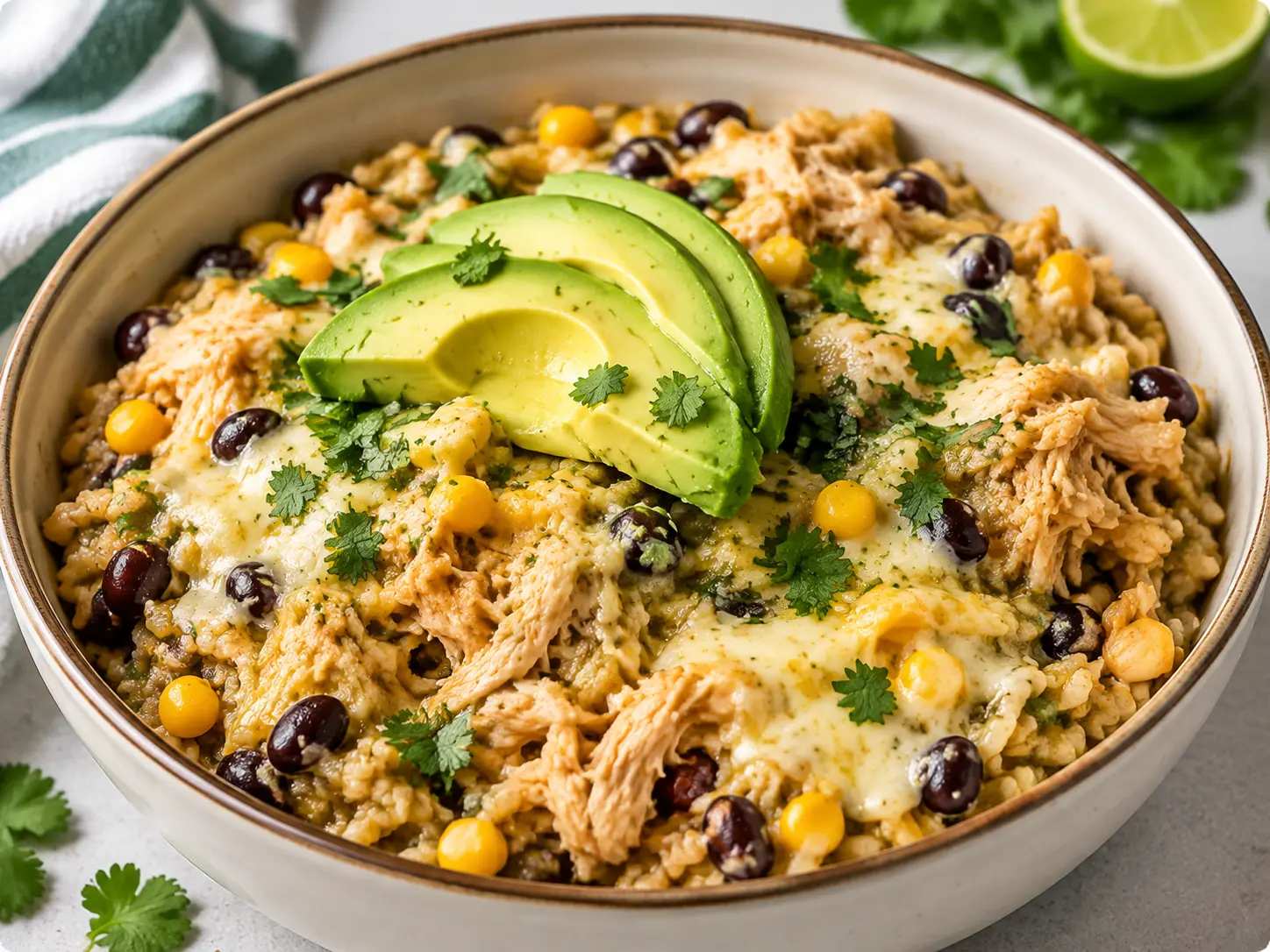 Salsa Verde Chicken & Rice Skillet 4 Salsa Verde Chicken & Rice Skillet