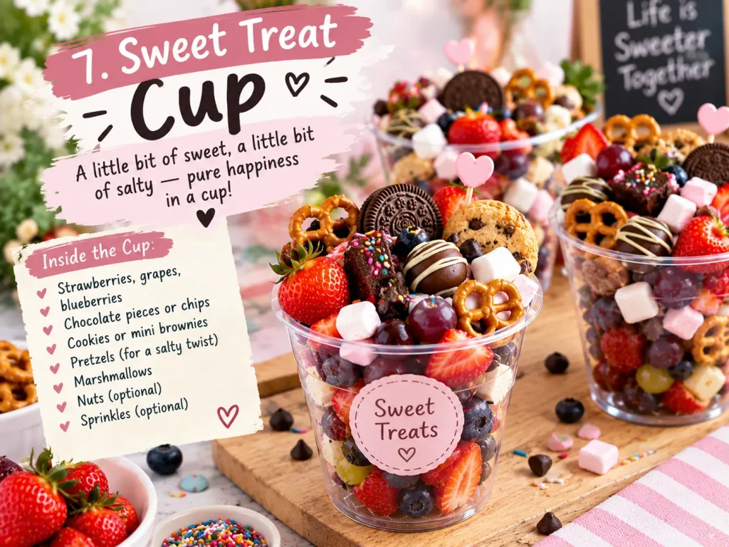 Individual Charcuterie Cups: 9 Easy Ideas for Parties 7 Sweet Treat Cup