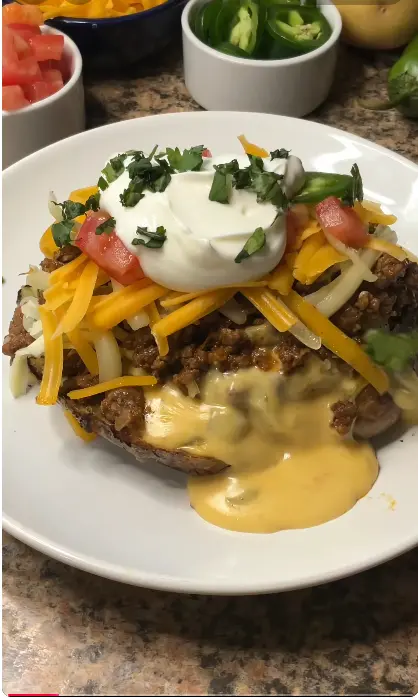 Loaded Potato Ideas – 16 Delicious Baked Potato Toppings 6 Taco Beef Loaded Potato